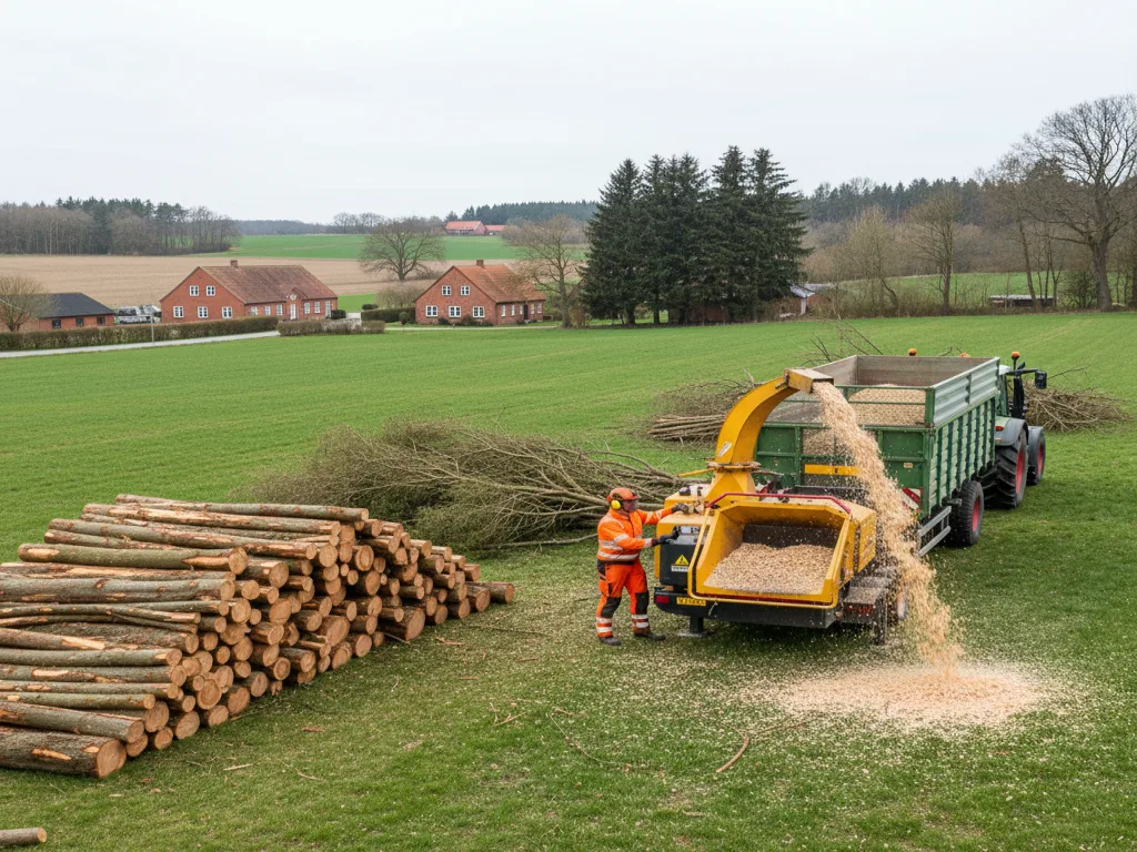 Flisning & bortkørsel i Holstebro